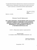 Шемякин, Георгий Афанасьевич. Организационно-экономические факторы в интеграции и развитии сети лечебно-профилактических учреждений Ямало-Ненецкого автономного округа в Тюменской области: дис. кандидат медицинских наук: 14.02.03 - Общественное здоровье и здравоохранение. Екатеринбург. 2010. 205 с.