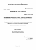 Леванковский, Владислав Игоревич. Организационно-экономический механизм разработки "дорожных карт" при стратегическом планировании развития угольной промышленности: дис. кандидат экономических наук: 08.00.05 - Экономика и управление народным хозяйством: теория управления экономическими системами; макроэкономика; экономика, организация и управление предприятиями, отраслями, комплексами; управление инновациями; региональная экономика; логистика; экономика труда. Москва. 2008. 128 с.