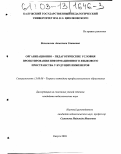 Волхонская, Анжелика Саитовна. Организационно-педагогические условия проектирования информационного языкового пространства у будущих инженеров: дис. кандидат педагогических наук: 13.00.08 - Теория и методика профессионального образования. Калуга. 2003. 146 с.