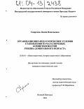 Михайлова-Свирская, Лидия Васильевна. Организационно-педагогические условия становления начал ключевых компетентностей ребенка дошкольного возраста: дис. кандидат педагогических наук: 13.00.01 - Общая педагогика, история педагогики и образования. Великий Новгород. 2004. 159 с.