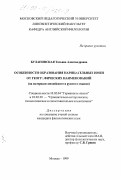 Булановская, Татьяна Александровна. Особенности образования нарицательных имен от географических наименований: На материале английского и русского языков: дис. кандидат филологических наук: 10.02.04 - Германские языки. Москва. 1999. 175 с.
