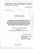 Полоз, Татьяна Львовна. Патоморфология фолликулярных опухолей щитовидной железы и их дифференциальная диагностика методом компьютерного анализа изображений и нейросетевых технологий: дис. доктор медицинских наук: 14.00.15 - Патологическая анатомия. Новосибирск. 2007. 297 с.