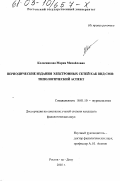 Колесникова, Мария Михайловна. Периодические издания электронных сетей как вид СМИ: Типологический аспект: дис. кандидат филологических наук: 10.01.10 - Журналистика. Ростов-на-Дону. 2002. 183 с.