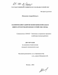 Мачанскис, Андрей Витауто. Планирование развития экономической базы и инфраструктуры при землеустройстве города: дис. кандидат экономических наук: 08.00.05 - Экономика и управление народным хозяйством: теория управления экономическими системами; макроэкономика; экономика, организация и управление предприятиями, отраслями, комплексами; управление инновациями; региональная экономика; логистика; экономика труда. Москва. 2004. 152 с.