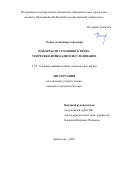 Усенко Александр Сергеевич. Подотрасли уголовного права: теоретико-прикладное исследование: дис. кандидат наук: 00.00.00 - Другие cпециальности. ФГБОУ ВО «Воронежский государственный университет инженерных технологий». 2025. 268 с.