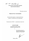 Пыресева, Ольга Александровна. Политический конфликт в современной России: сущность, особенности и пути разрешения: дис. кандидат политических наук: 22.00.05 - Политическая социология. Москва. 2000. 167 с.