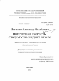 Дьяченко, Александр Михайлович. Поточечная скорость сходимости средних Чезаро: дис. кандидат физико-математических наук: 01.01.01 - Математический анализ. Москва. 2011. 66 с.