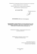 Жильникова, Наталья Александровна. Повышение эффективности функционирования производственных систем в территориальных природно-технических комплексах: дис. кандидат технических наук: 05.02.22 - Организация производства (по отраслям). Санкт-Петербург. 2011. 229 с.