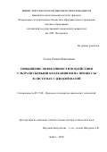 Голых Роман Николаевич. Повышение эффективности воздействия ультразвуковыми колебаниями на процессы в системах с жидкой фазой: дис. доктор наук: 05.17.08 - Процессы и аппараты химической технологии. ФГБОУ ВО «Алтайский государственный технический университет им. И.И. Ползунова». 2021. 437 с.