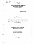 Ершова, Елена Александровна. Правоприменительная практика расторжения трудового договора (контракта) по инициативе администрации: дис. кандидат юридических наук: 12.00.05 - Трудовое право; право социального обеспечения. Москва. 1998. 148 с.