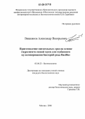 Вишняков, Александр Валерьевич. Приготовление питательных сред на основе гидролизата соевой муки для глубинного культивирования бактерий рода Bacillus: дис. кандидат биологических наук: 03.00.23 - Биотехнология. Москва. 2006. 120 с.