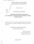Селин, Виктор Сергеевич. Проблемы организации транспортного обслуживания населения города в рыночных условиях хозяйствования: дис. доктор экономических наук: 08.00.05 - Экономика и управление народным хозяйством: теория управления экономическими системами; макроэкономика; экономика, организация и управление предприятиями, отраслями, комплексами; управление инновациями; региональная экономика; логистика; экономика труда. Краснодар. 2002. 283 с.