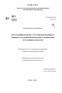 Иванов, Константин Александрович. Программный комплекс UNSS, ориентированный на решение задач внешней дозвуковой аэродинамики летательных аппаратов: дис. кандидат физико-математических наук: 05.13.18 - Математическое моделирование, численные методы и комплексы программ. Москва. 2006. 93 с.