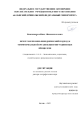 Биктимиров Нияз Миннахматович. Пространственно-поведенческий подход к территориальной организации миграционных процессов: дис. доктор наук: 00.00.00 - Другие cпециальности. ФГАОУ ВО «Казанский (Приволжский) федеральный университет». 2025. 389 с.