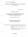 Прибылова, Елена Петровна. Пыльцевые ресурсы пойменных фитоценозов юго-востока Рязанской области: дис. кандидат биологических наук: 03.00.05 - Ботаника. Рязань. 2004. 195 с.