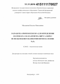 Малышева, Наталья Николаевна. Разработка иммуносенсора для определения Escherichia coli и антигена вируса кори с использованием нанокомпозитов на основе Fe3O4: дис. кандидат наук: 02.00.02 - Аналитическая химия. Екатеринбург. 2015. 147 с.