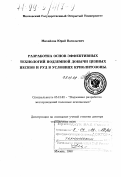 Михайлов, Юрий Васильевич. Разработка основ эффективных технологий подземной добычи ценных песков и руд в условиях криолитозоны: дис. доктор технических наук: 05.15.02 - Подземная разработка месторождений полезных ископаемых. Москва. 1998. 349 с.