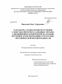 Киселев, Олег Сергеевич. Разработка технологии получения слоистых интерметаллидных титано-алюминиевых композитов на основе изучения трансформации структурно-механической неоднородности: дис. кандидат наук: 05.16.09 - Материаловедение (по отраслям). Волгоград. 2013. 205 с.