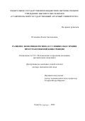 Остапенко Елена Анатольевна. Развитие экономики региона в условиях обострения пространственной конкуренции: дис. доктор наук: 00.00.00 - Другие cпециальности. ФГБОУ ВО «Санкт-Петербургский государственный экономический университет». 2025. 381 с.