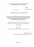 Конышева, Екатерина Владиславовна. Развитие организационно-экономических основ управления инновационной деятельностью университетского комплекса: дис. кандидат экономических наук: 08.00.05 - Экономика и управление народным хозяйством: теория управления экономическими системами; макроэкономика; экономика, организация и управление предприятиями, отраслями, комплексами; управление инновациями; региональная экономика; логистика; экономика труда. Москва. 2009. 181 с.