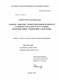 Панкратова, Елена Николаевна. Развитие социально-профессиональной активности студентов туристского вуза в условиях коммуникативно-тренинговой лаборатории: дис. кандидат педагогических наук: 13.00.08 - Теория и методика профессионального образования. Москва. 2010. 202 с.