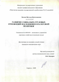 Бахова, Наталья Вячеславовна. Развитие социально-трудовых отношений под влиянием налоговой политики: дис. кандидат экономических наук: 08.00.05 - Экономика и управление народным хозяйством: теория управления экономическими системами; макроэкономика; экономика, организация и управление предприятиями, отраслями, комплексами; управление инновациями; региональная экономика; логистика; экономика труда. Саратов. 2009. 138 с.