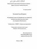 Кузнецова, Ольга Игоревна. Регулирование занятости и безработицы как социальных явлений на региональном рынке труда: На материалах Подмосковья: дис. кандидат социологических наук: 22.00.08 - Социология управления. Москва. 2004. 162 с.