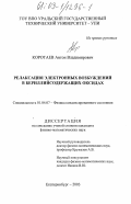 Коротаев, Антон Владимирович. Релаксация электронных возбуждений в бериллийсодержащих оксидах: дис. кандидат физико-математических наук: 01.04.07 - Физика конденсированного состояния. Екатеринбург. 2003. 137 с.