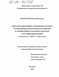 Колмагоров, Илья Викторович. Репрезентация фрейма "религиозная группа" в современных центральных российских и американских печатных средствах массовой информации: дис. кандидат филологических наук: 10.02.19 - Теория языка. Кемерово. 2003. 203 с.