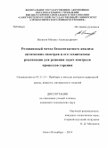 Научная работа: Оптические методы исследования процессов горения