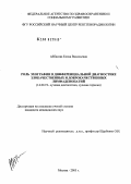 Аббасова, Елена Васильевна. Роль эхографии в дифференциальной диагностике злокачественных и доброкачественных лимфаденопатий: дис. кандидат медицинских наук: 14.00.19 - Лучевая диагностика, лучевая терапия. Москва. 2005. 131 с.