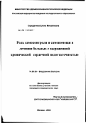 Середенина, Елена Михайловна. Роль самоконтроля и самопомощи в лечении больных с выраженной хронической сердечной недостаточностью: дис. кандидат медицинских наук: 14.00.05 - Внутренние болезни. Москва. 2002. 92 с.