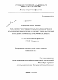 Сарапульцев, Алексей Петрович. Роль структурно-функциональных и метаболических изменений в возникновении различных типов нарушений возбудимости миокарда при сахарном диабете: дис. кандидат медицинских наук: 14.03.03 - Патологическая физиология. Тюмень. 2010. 124 с.