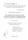 Ефимов, Вадим Михайлович. Роль внешних и внутренних факторов в динамике численности водяной полевки (Arvicola terrestris L. ) в Северной Барабе: дис. кандидат биологических наук: 03.00.16 - Экология. Новосибирск. 2000. 135 с.