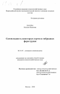 Панова, Наталия Ивановна. Самоплодность некоторых сортов и гибридов форм груши: дис. кандидат сельскохозяйственных наук: 06.01.05 - Селекция и семеноводство. Москва. 2000. 180 с.