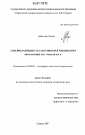 Аббас Али Хассон. Семейная обрядность татар-мишарей мордовского края в конце XIX - начале XX в.: дис. кандидат исторических наук: 07.00.07 - Этнография, этнология и антропология. Саранск. 2007. 203 с.