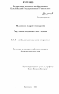 Мыльников, Андрей Леонидович. Скрученные подмножества в группах: дис. кандидат физико-математических наук: 01.01.06 - Математическая логика, алгебра и теория чисел. Красноярск. 2006. 128 с.