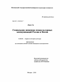 Лань Ся. Социальная динамика межкультурных коммуникаций России и Китая: дис. кандидат культурологии: 24.00.01 - Теория и история культуры. Москва. 2010. 197 с.