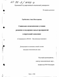 Грибакина, Анна Викторовна. Социально-экономические условия развития и поддержки малых предприятий в переходной экономике: дис. кандидат экономических наук: 08.00.01 - Экономическая теория. Орел. 1998. 193 с.