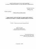 Кобозева, Наталья Николаевна. Социальное самочувствие трудовых мигрантов в социокультурных условиях принимающего региона: дис. кандидат социологических наук: 22.00.06 - Социология культуры, духовной жизни. Ставрополь. 2008. 184 с.