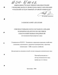 Гапоненко, Юрий Алексеевич. Совершенствование форм и методов реализации экономических интересов работников сельскохозяйственных предприятий: По материалам Краснодарского края: дис. кандидат экономических наук: 08.00.05 - Экономика и управление народным хозяйством: теория управления экономическими системами; макроэкономика; экономика, организация и управление предприятиями, отраслями, комплексами; управление инновациями; региональная экономика; логистика; экономика труда. Краснодар. 2004. 175 с.