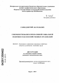 Савин, Дмитрий Анатольевич. Совершенствование корпоративной социальной политики сельскохозяйственных организаций: дис. кандидат экономических наук: 08.00.05 - Экономика и управление народным хозяйством: теория управления экономическими системами; макроэкономика; экономика, организация и управление предприятиями, отраслями, комплексами; управление инновациями; региональная экономика; логистика; экономика труда. Курск. 2012. 189 с.