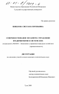 Шишлова, Светлана Евгеньевна. Совершенствование механизма управления предприятиями в системе ЖКХ: дис. кандидат экономических наук: 08.00.05 - Экономика и управление народным хозяйством: теория управления экономическими системами; макроэкономика; экономика, организация и управление предприятиями, отраслями, комплексами; управление инновациями; региональная экономика; логистика; экономика труда. Тула. 2000. 117 с.