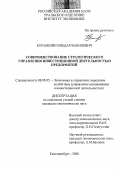 Курамшин, Ильдар Вакилевич. Совершенствование стратегического управления инвестиционной деятельностью предприятий: дис. кандидат экономических наук: 08.00.05 - Экономика и управление народным хозяйством: теория управления экономическими системами; макроэкономика; экономика, организация и управление предприятиями, отраслями, комплексами; управление инновациями; региональная экономика; логистика; экономика труда. Екатеринбург. 2006. 193 с.