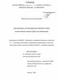 Бородин, Константин Григорьевич. Современные агропродовольственные рынки: конкуренция, интеграция, регулирование: дис. доктор экономических наук: 08.00.05 - Экономика и управление народным хозяйством: теория управления экономическими системами; макроэкономика; экономика, организация и управление предприятиями, отраслями, комплексами; управление инновациями; региональная экономика; логистика; экономика труда. Москва. 2005. 345 с.