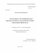 Хомякова, Екатерина Ивановна. Спектакулярность как доминирующая черта современного жизненного стиля российской молодёжи: социально-философский анализ: дис. кандидат наук: 09.00.11 - Социальная философия. Томск. 2013. 133 с.