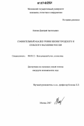 Каплин, Дмитрий Анатольевич. Сравнительный анализ уровня жизни городского и сельского населения России: дис. кандидат экономических наук: 08.00.12 - Бухгалтерский учет, статистика. Москва. 2007. 136 с.