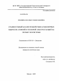Пчелина, Наталья Станиславовна. Сравнительный анализ воздействия атмосферных выбросов атомной и тепловой электростанций на лесные экосистемы: дис. кандидат технических наук: 03.00.16 - Экология. Москва. 2009. 187 с.
