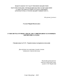 Ступак Мария Васильевна. Сухие штукатурные смеси для санирования засоленных кирпичных кладок: дис. кандидат наук: 00.00.00 - Другие cпециальности. ФГБОУ ВО «Санкт-Петербургский государственный архитектурно-строительный университет». 2025. 125 с.