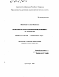 Никитина, Галина Ивановна. Теоретические аспекты формирования рынка жилья на микроуровне: дис. кандидат экономических наук: 08.00.01 - Экономическая теория. Красноярск. 2002. 167 с.